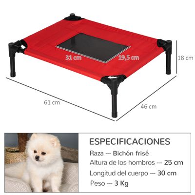 PawHut Cama Mascota Exterior