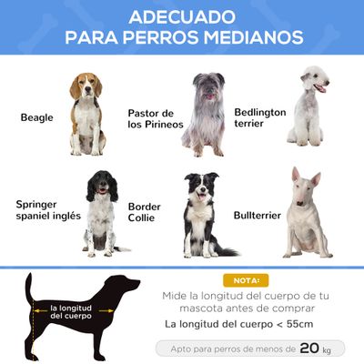 PawHut Cama Elevada Perro