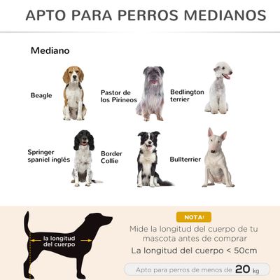 PawHut Cama Elevada para Mascota