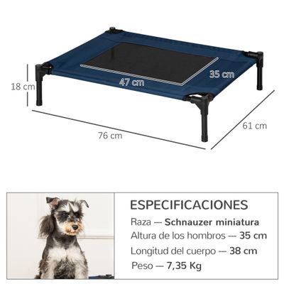 PawHut Cama Elevada para Perro