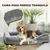 PawHut Cama para Perro 91.5x68.5x16.5 cm Gris