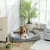 PawHut Cama para Perro 91.5x68.5x16.5 cm Gris
