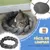 PawHut Cama para Mascota 55x55x14 cm Gris PawHut Cama para Mascota 55x55x14 cm Gris