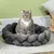 PawHut Cama para Mascota 55x55x14 cm Gris PawHut Cama para Mascota 55x55x14 cm Gris