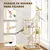 PawHut Soporte para Pájaro 48x38x95 cm Madera Natural