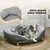 PawHut Sofá para Mascota 90x78x25 cm Gris PawHut Sofá para Mascota 90x78x25 cm Gris