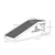 PawHut Rampa para Perro 125x40x35.5 cm Blanco y Gris PawHut Rampa para Perro 125x40x35.5 cm Blanco y Gris