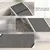 PawHut Rampa para Perro 125x40x35.5 cm Blanco y Gris PawHut Rampa para Perro 125x40x35.5 cm Blanco y Gris