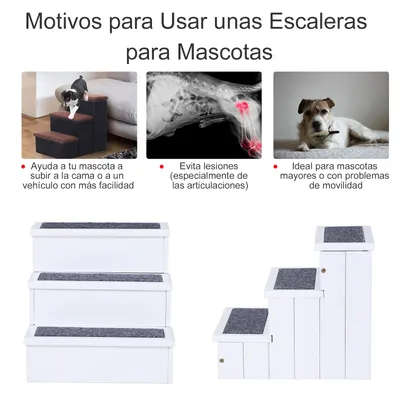 PawHut Escaleras para Mascota PawHut Escaleras para Mascota