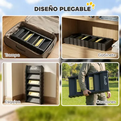PawHut Rampa para Perro 154x40x7.5 cm Negro PawHut Rampa para Perro 154x40x7.5 cm Negro