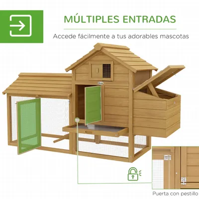 PawHut Gallinero de Jardín PawHut Gallinero de Jardín