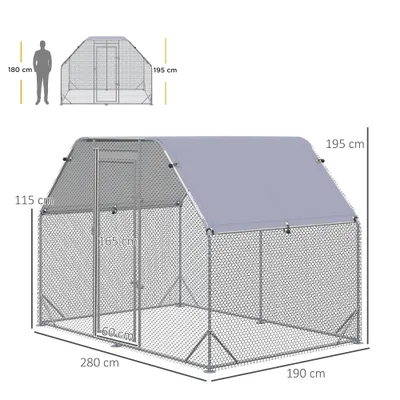 PawHut Gallinero Exterior