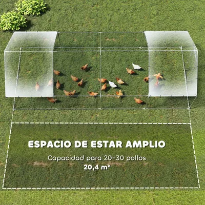 PawHut Gallinero para Exterior