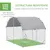PawHut Gallinero 280x190x197 cm Plata PawHut Gallinero 280x190x197 cm Plata
