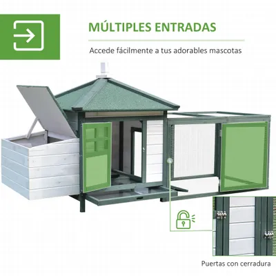 PawHut Gallinero de Madera PawHut Gallinero de Madera