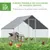 PawHut Gallinero de Exterior 300x200x200 cm Plata PawHut Gallinero de Exterior 300x200x200 cm Plata