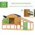 PawHut Gallinero Exterior 200x80x105 cm Marrón PawHut Gallinero Exterior 200x80x105 cm Marrón