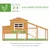 PawHut Gallinero Exterior 200x80x105 cm Marrón PawHut Gallinero Exterior 200x80x105 cm Marrón