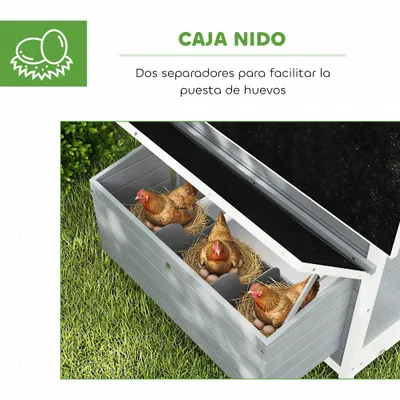 PawHut Gallinero de Madera PawHut Gallinero de Madera