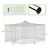 PawHut Gallinero para Exterior 400x300x197 cm Plata PawHut Gallinero para Exterior 400x300x197 cm Plata