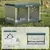 PawHut Ponedero para Gallina 54.5x42.5x35.5 cm Plateado PawHut Ponedero para Gallina 54.5x42.5x35.5 cm Plateado