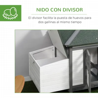 PawHut Gallinero de Madera PawHut Gallinero de Madera