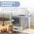 PawHut Arenero para Gato 48x38x38.5 cm Gris