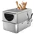 PawHut Arenero para Gato 60x39.6x40.1 cm Plata PawHut Arenero para Gato 60x39.6x40.1 cm Plata