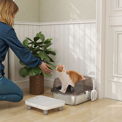 PawHut Arenero para Gatos