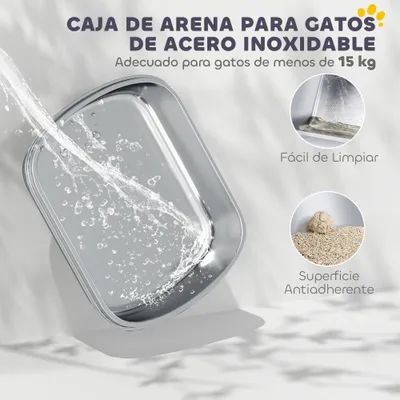 PawHut Arenero para Gatos