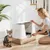 PawHut Arenero para Gato 60.2x40.2x44.5 cm Gris Claro