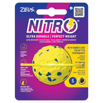 Zeus Hundespielzeug Nitro Ball mit Gewicht