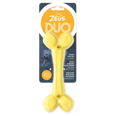 Zeus Duo Knochen mit Kokosduft gelb Zeus Duo Knochen mit Kokosduft gelb