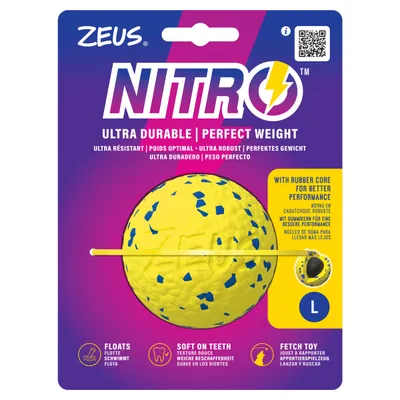 Zeus Hundespielzeug Nitro Ball mit Gewicht