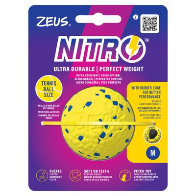 Zeus Hundespielzeug Nitro Ball mit Gewicht