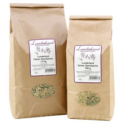 Lunderland Feiner Gemüsemix 750 g für Hunde