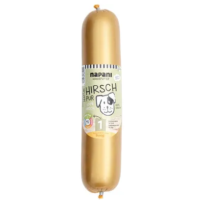 napani Nassfutter Hirsch pur 800 g napani Nassfutter Hirsch pur 800 g