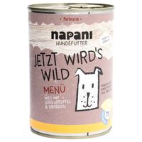 Packung napani Nassfutter-Menü Jetzt wird's Wild napani Nassfutter-Menü wird's Wild