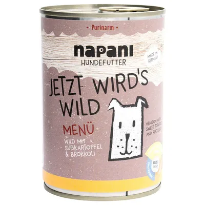 napani Nassfutter-Menü Jetzt wird's Wild 400 g napani Nassfutter-Menü Jetzt wird's Wild 400 g