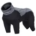 Rukka Pets Fleece-Overall Subrima schwarz