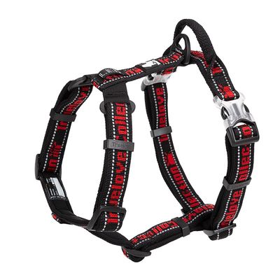 TrueLove Escape Geschirr mit Neopren unterlegt schwarz/rot