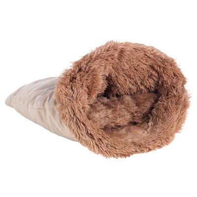 Flamingo Schlafsack Ayco taupe für Hunde