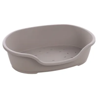 Flamingo Katzenkorb Tuck oval aus Kunststoff grau Flamingo Katzenkorb Tuck oval aus Kunststoff grau
