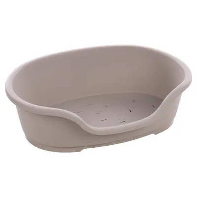 Flamingo Katzenkorb Tuck oval aus Kunststoff grau Flamingo Katzenkorb Tuck oval aus Kunststoff grau