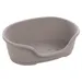 Flamingo Katzenkorb Tuck oval aus Kunststoff grau