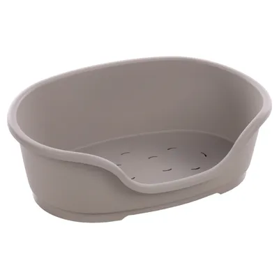 Flamingo Katzenkorb Tuck oval aus Kunststoff grau Flamingo Katzenkorb Tuck oval aus Kunststoff grau