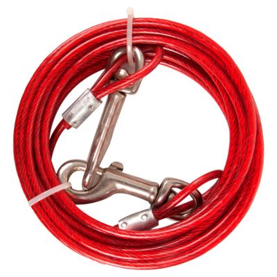 Flamingo Anlegekabel, plastifiziert rot
