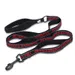 TrueLove Nylon Leine mit Neopren unterlegtem Griff schwarz/rot