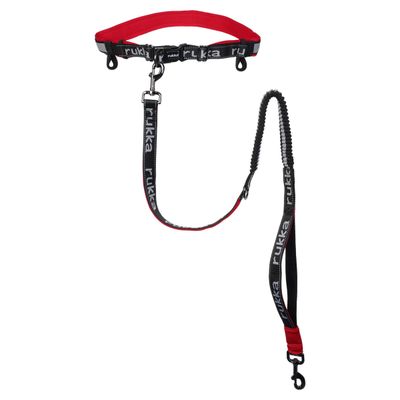 Rukka Pets Laufgürtel mit Leine Hike rot