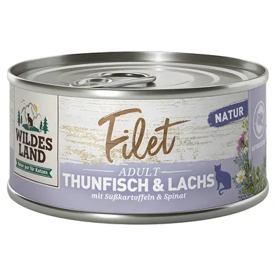 Wildes Land Filet Thunfisch & Lachs 80 g Wildes Land Filet Thunfisch & Lachs 80 g